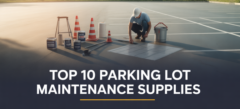 Top 10 Parking Lot Maintenance Supplies Every Contractor Needs
